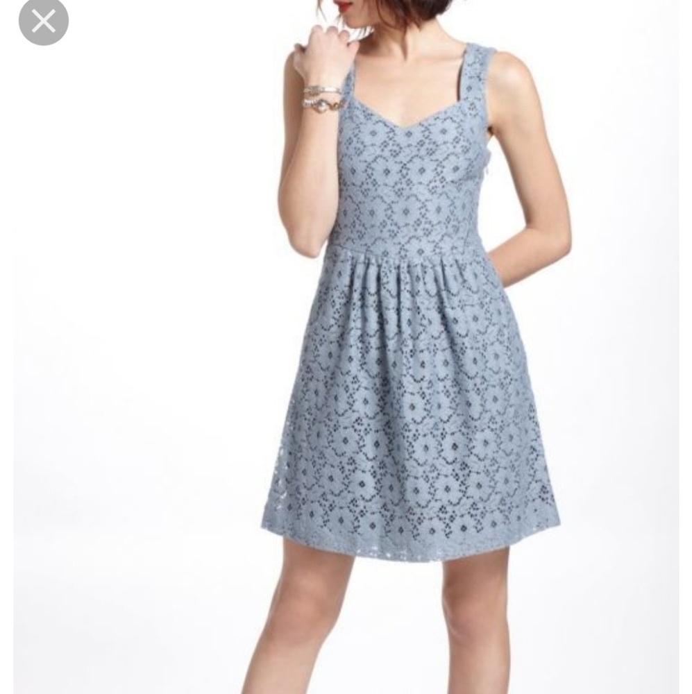 Anthropologie Deletta Silverfield dress sz XS